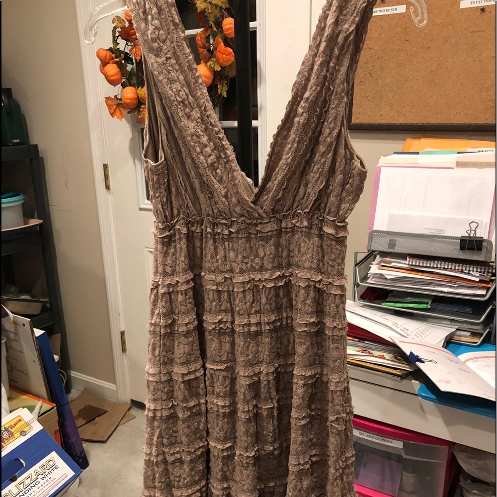 Nude, Lacey Dress